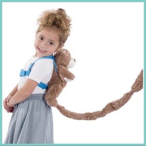 teddy bear backpack leash